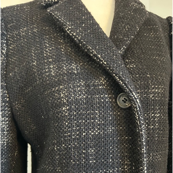 Burberry Black Tweed Coat - Picture 3 of 7
